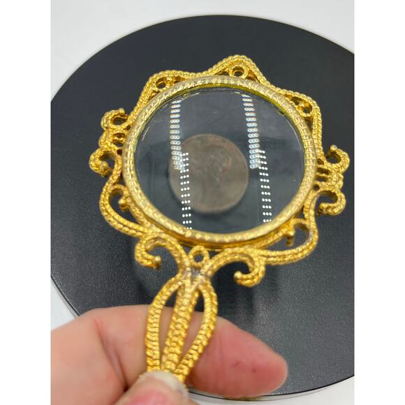 Working Loupe Ornate Magnifying Glass Rope Chain Long Pendant Necklace - Picture 7 of 14
